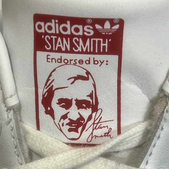 Adidas x Stan Smith Women's Leather Red White Zig Zag Casual Sneaker, Sz 6 RARE - Picture 2 of 10
